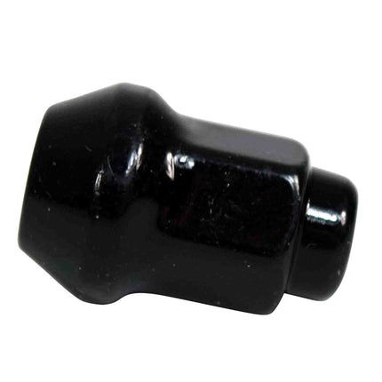 MASSFX 16-Pack Durable Black 14mm Hex Lug Nuts, 28mm Length, & 3/8-24 Thread - Heavy Duty Replacement Lug Nuts for Golf Cart Wheels, Fits Most EZGO, Club Car & Yamaha Golf Cart Wheels