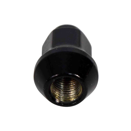 MASSFX 16-Pack Durable Black 14mm Hex Lug Nuts, 28mm Length, & 3/8-24 Thread - Heavy Duty Replacement Lug Nuts for Golf Cart Wheels, Fits Most EZGO, Club Car & Yamaha Golf Cart Wheels