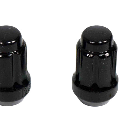 MASSFX 16-Pack Durable Black 17mm Hex Lug Nuts, 35mm Length, & 12x1.5 Thread