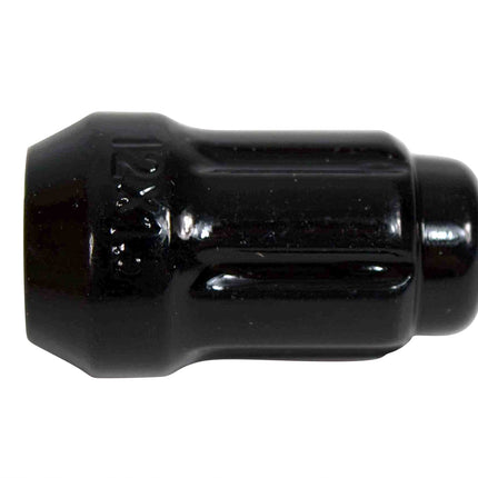 MASSFX 16-Pack Durable Black 17mm Hex Lug Nuts, 35mm Length, & 12x1.5 Thread