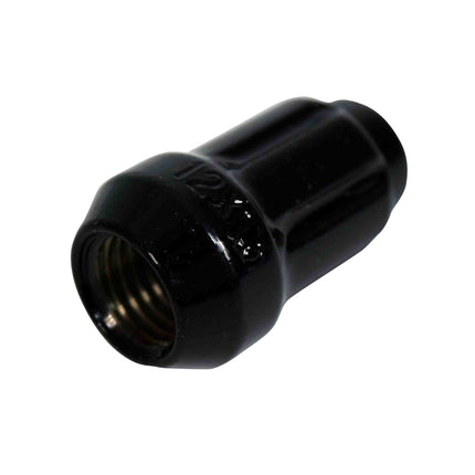 MASSFX 16-Pack Durable Black 17mm Hex Lug Nuts, 35mm Length, & 12x1.5 Thread