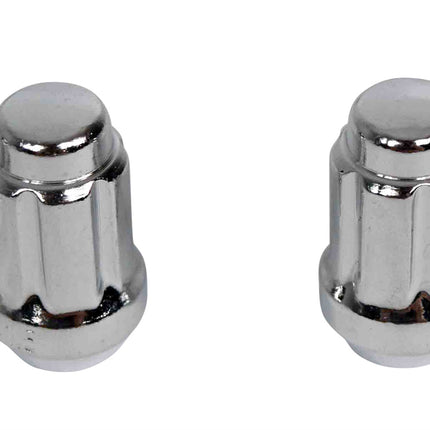 MASSFX 16-Pack Durable Chrome 17mm Hex Lug Nuts, 35mm Length, & 12x1.5 Thread - Heavy Duty Replacement Lug Nuts for Golf Cart Wheels, Fits Most EZGO, Club Car & Yamaha Golf Cart Wheels