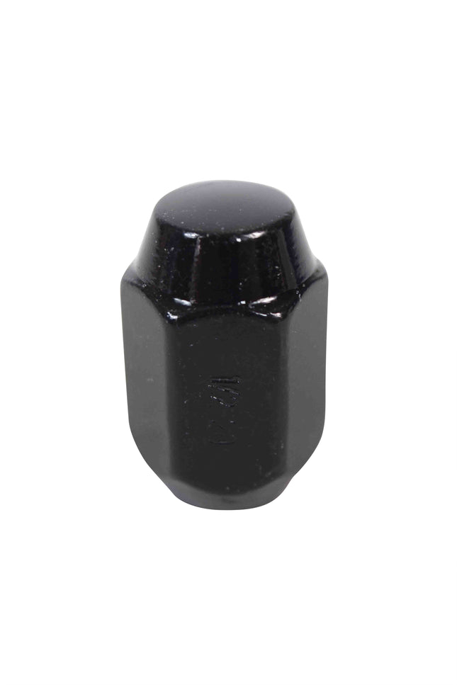 MASSFX 16-Pack Durable Black 21mm Hex Lug Nuts, 35mm Length, & 1/2-20 Thread