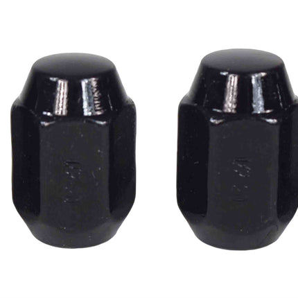 MASSFX 16-Pack Durable Black 21mm Hex Lug Nuts, 35mm Length, & 1/2-20 Thread