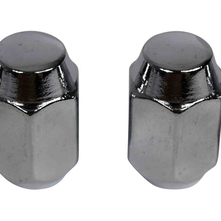 MASSFX 16-Pack Durable Chrome 21mm Hex Lug Nuts, 35mm Length, & 1/2-20 Thread
