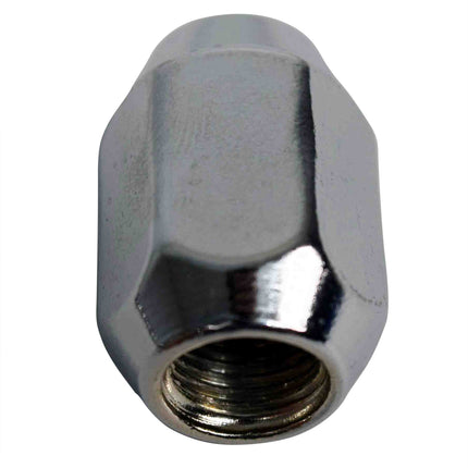 MASSFX 16-Pack Durable Chrome 21mm Hex Lug Nuts, 35mm Length, & 1/2-20 Thread