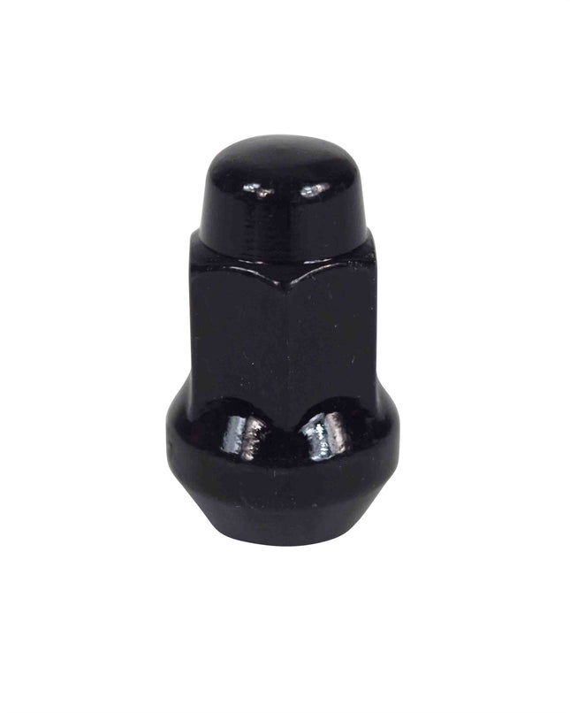 MASSFX 16-Pack Durable Black 17mm Hex Lug Nuts, 35mm Length, & 12x1.25 Thread