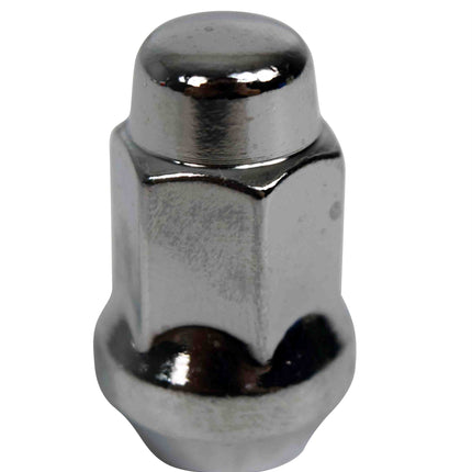 MASSFX 16-Pack Durable Chrome 17mm Hex Lug Nuts, 35mm Length, & 12x1.25 Thread