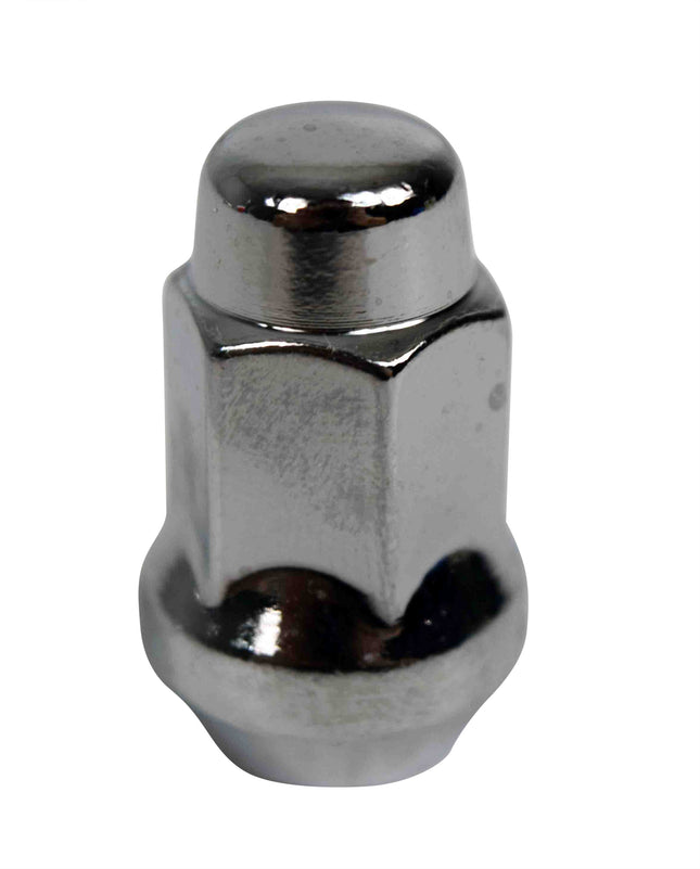 MASSFX 16-Pack Durable Chrome 17mm Hex Lug Nuts, 35mm Length, & 12x1.25 Thread