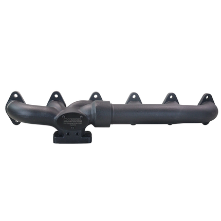 Diesel Power Source Fummins Conversion Kit: 2-Piece T3 Exhaust Manifold + 19" Stainless Turbo Oil Drain – Ford Cummins Swap 5.9L 12V – High Flow Performance Bundle for Lower EGTs