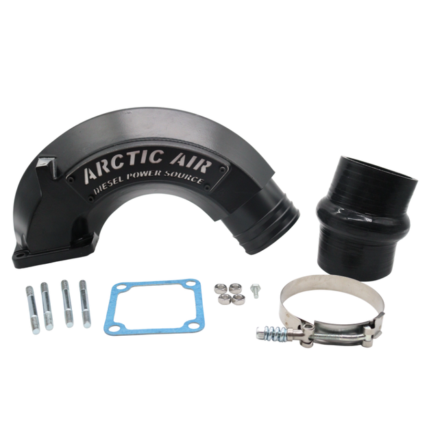 Diesel Power Source 5.9L 24V Cummins Intake Horn 1998-2002 Dodge Ram 2500 3500 2nd Gen High Flow Intake Manifold Air Tube Replacement Compatible Diesel Engine OEM Direct Fit Performance