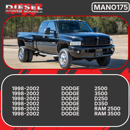 Diesel Power Source 5.9L 24V Cummins Intake Horn 1998-2002 Dodge Ram 2500 3500 2nd Gen High Flow Intake Manifold Air Tube Replacement Compatible Diesel Engine OEM Direct Fit Performance