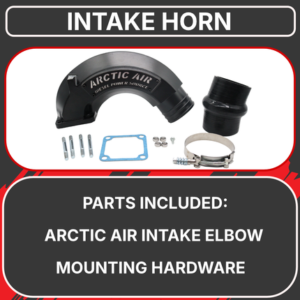 Diesel Power Source 5.9L 24V Cummins Intake Horn 1998-2002 Dodge Ram 2500 3500 2nd Gen High Flow Intake Manifold Air Tube Replacement Compatible Diesel Engine OEM Direct Fit Performance
