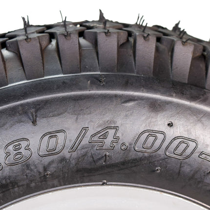 MASSFX 4.80/4.00-8 4 Ply Pre-Mounted 4x4 Bolt Tubeless Trailer Tire (Single)