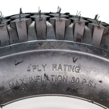 MASSFX 4.80/4.00-8 4 Ply Pre-Mounted 4x4 Bolt Tubeless Trailer Tire (Single)