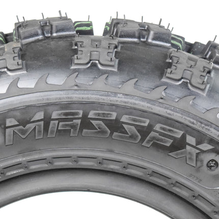 MASSFX 21x7-10 Front (2) & 20x10-9 Rear (2) Tires & TR-6 Tubes-ATV, UTV, & SxS