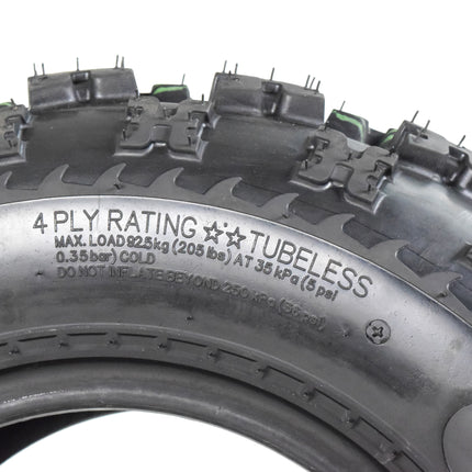 MASSFX 21x7-10 Front (2) & 20x10-9 Rear (2) Tires & TR-6 Tubes-ATV, UTV, & SxS