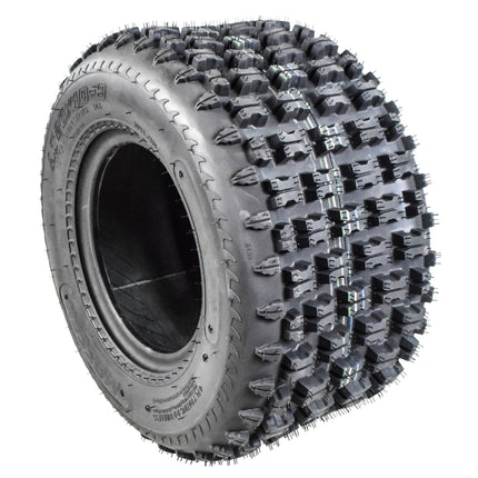 MASSFX 21x7-10 Front (2) & 20x10-9 Rear (2) Tires & TR-6 Tubes-ATV, UTV, & SxS