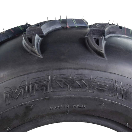 MASSFX 25x8-12 Front Tires for ATV, UTV, & SxS-6-Ply w/ 1/2" Tread Depth (2-pk)