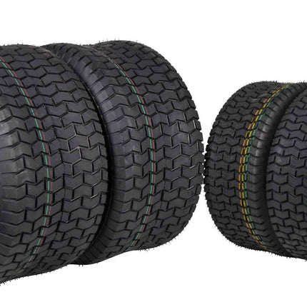 4 New MASSFX Lawn Mower Tires 16x6.5-8 & 22x9.5-12 4 PLY 4 Pack Lawn & Garden