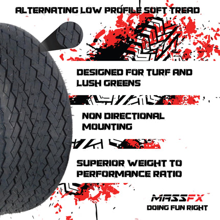 MASSFX SL 18x8.5-8 Front/Rear Golf Cart, Lawn & Garden Tire 4 PLY - (2) Tire