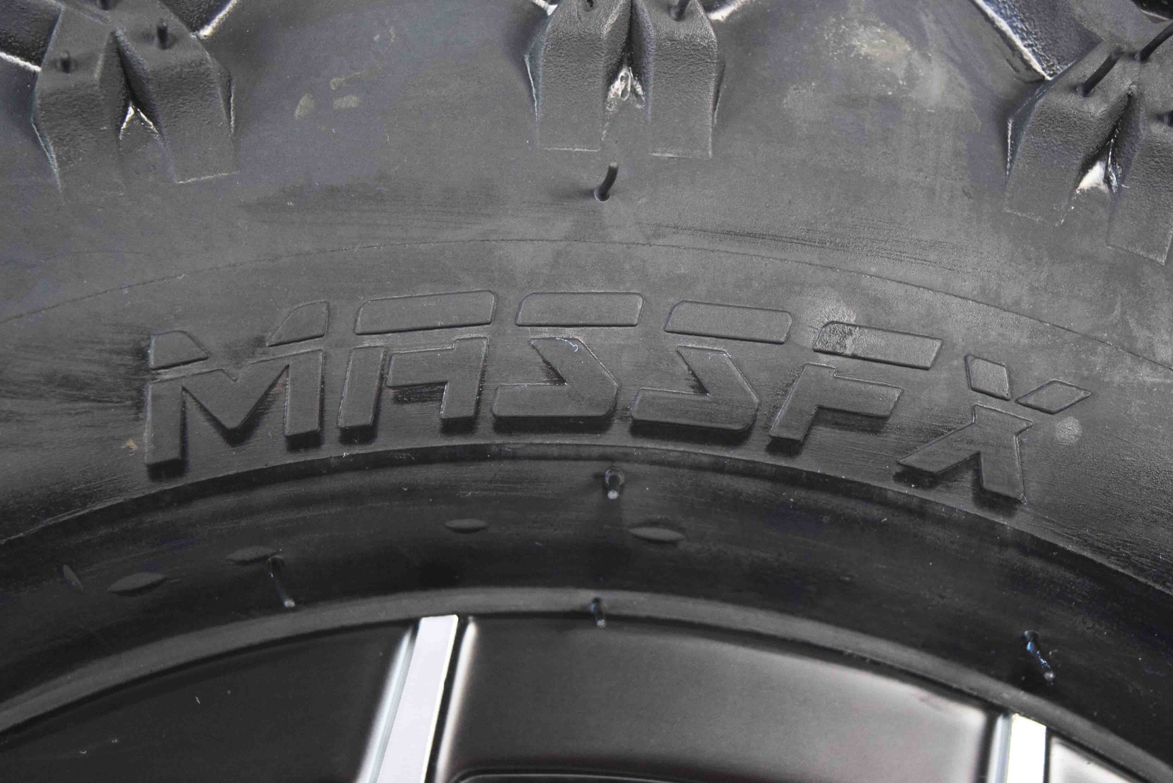 MASSFX SL 20x1010 Front/Rear Golf Cart Tire, PIT VIPER Black Wheel 10x7 4/101.6