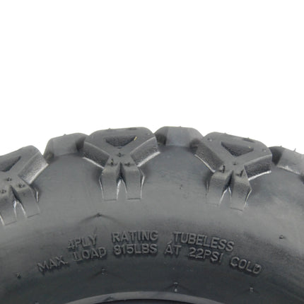 MASSFX SL 20x1010 Front/Rear Golf Cart Tire, PIT VIPER Black Wheel 10x7 4/101.6