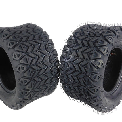 MASSFX SL 20x10-10 Front/Rear Golf Cart, Lawn & Garden Tire 4 PLY - (2) Tire