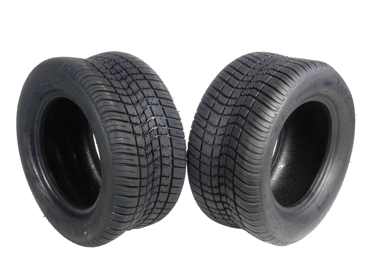 MASSFX SL 205/50-10 Front/Rear Golf Cart, Lawn & Garden Tire 4 PLY - (2) Tire