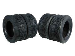 MASSFX SL 205/50-10 Front/Rear Golf Cart, Lawn & Garden Tire 4 PLY - (4) Tire