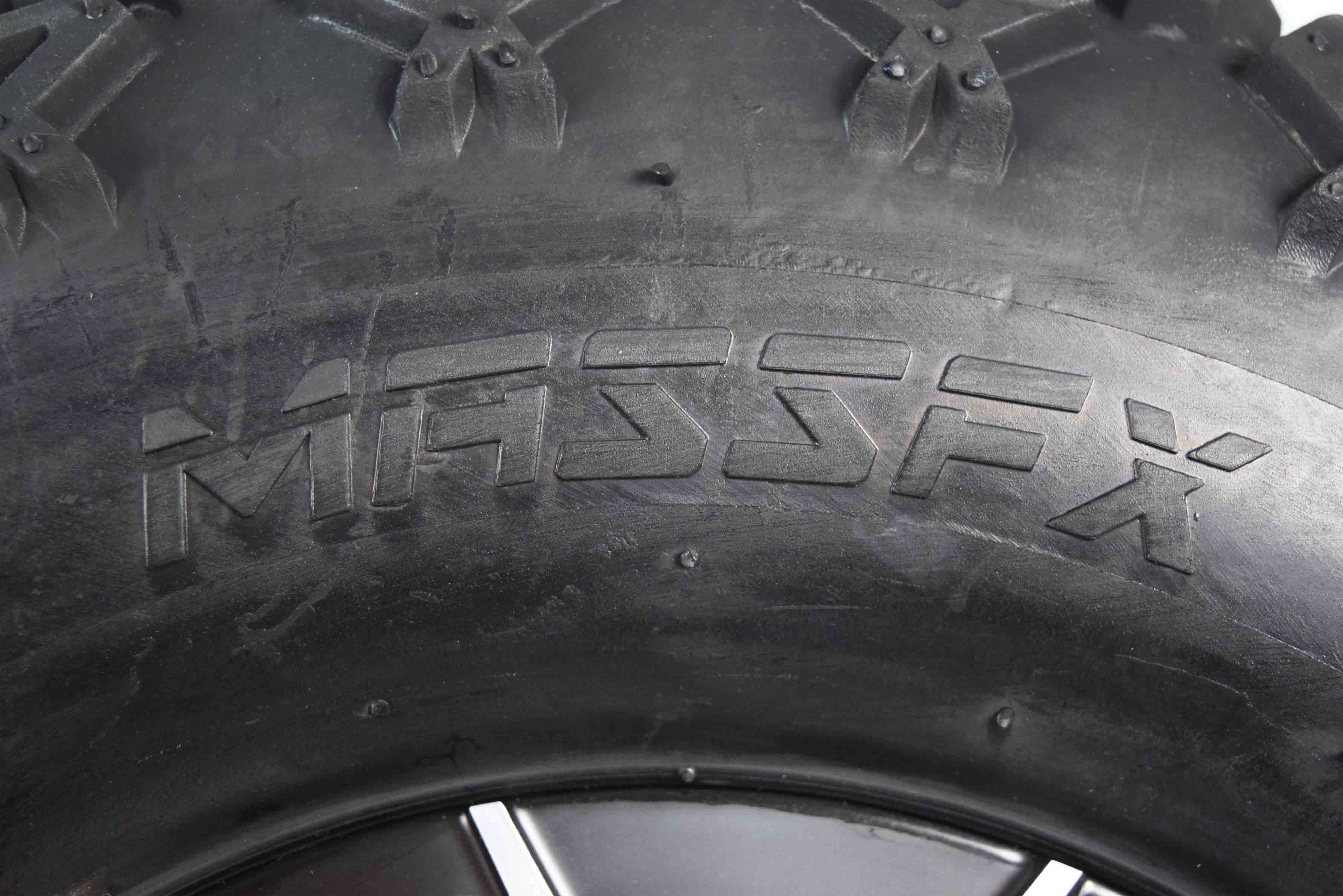 MASSFX SL 22x11-10 Front/Rear Golf Cart Tire, PIT VIPER Blk Wheel 10x7 4/101.6