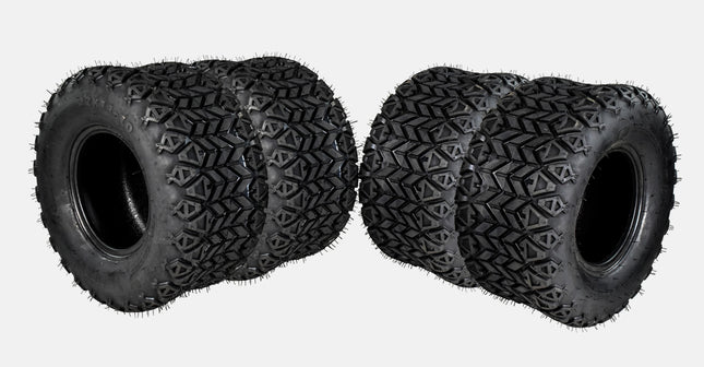 MASSFX SL 22x11-10 Front/Rear Golf Cart, Lawn & Garden Tire 4 PLY - (4) Tire