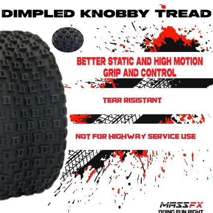 MASSFX Go Kart/ATV Single Tire 16x8-7 4Ply