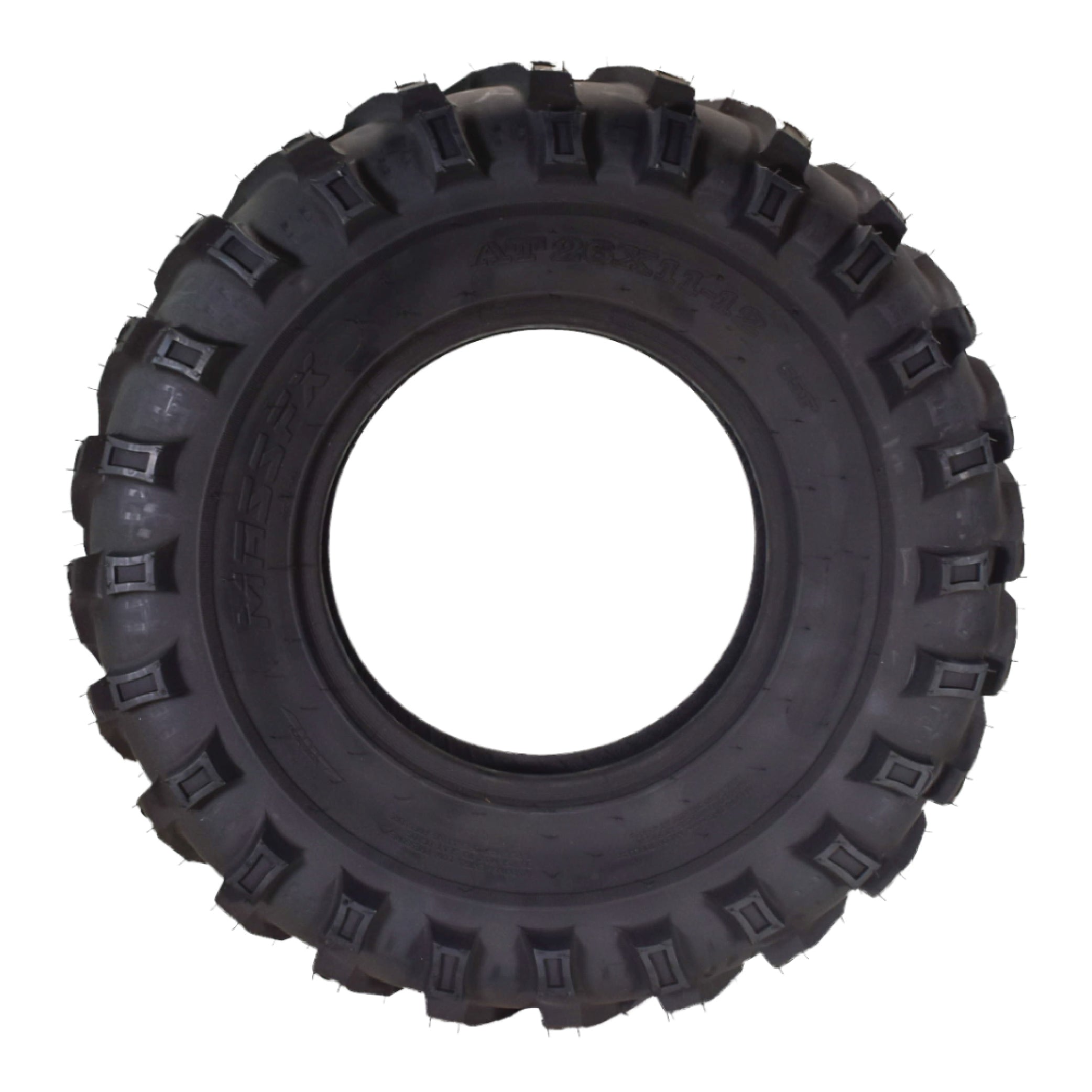 MASSFX 26x11-12 Rear Tire for ATV, UTV, and SxS - 6-Ply with 1/2" Tread Depth