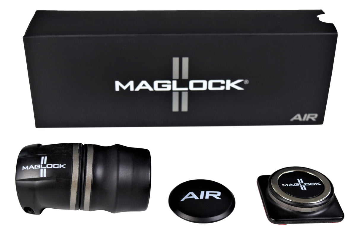 Maglock Magnetic Forced Air Helmet Coupling System Safe Quick Connect and Detach (w/ Keychain)