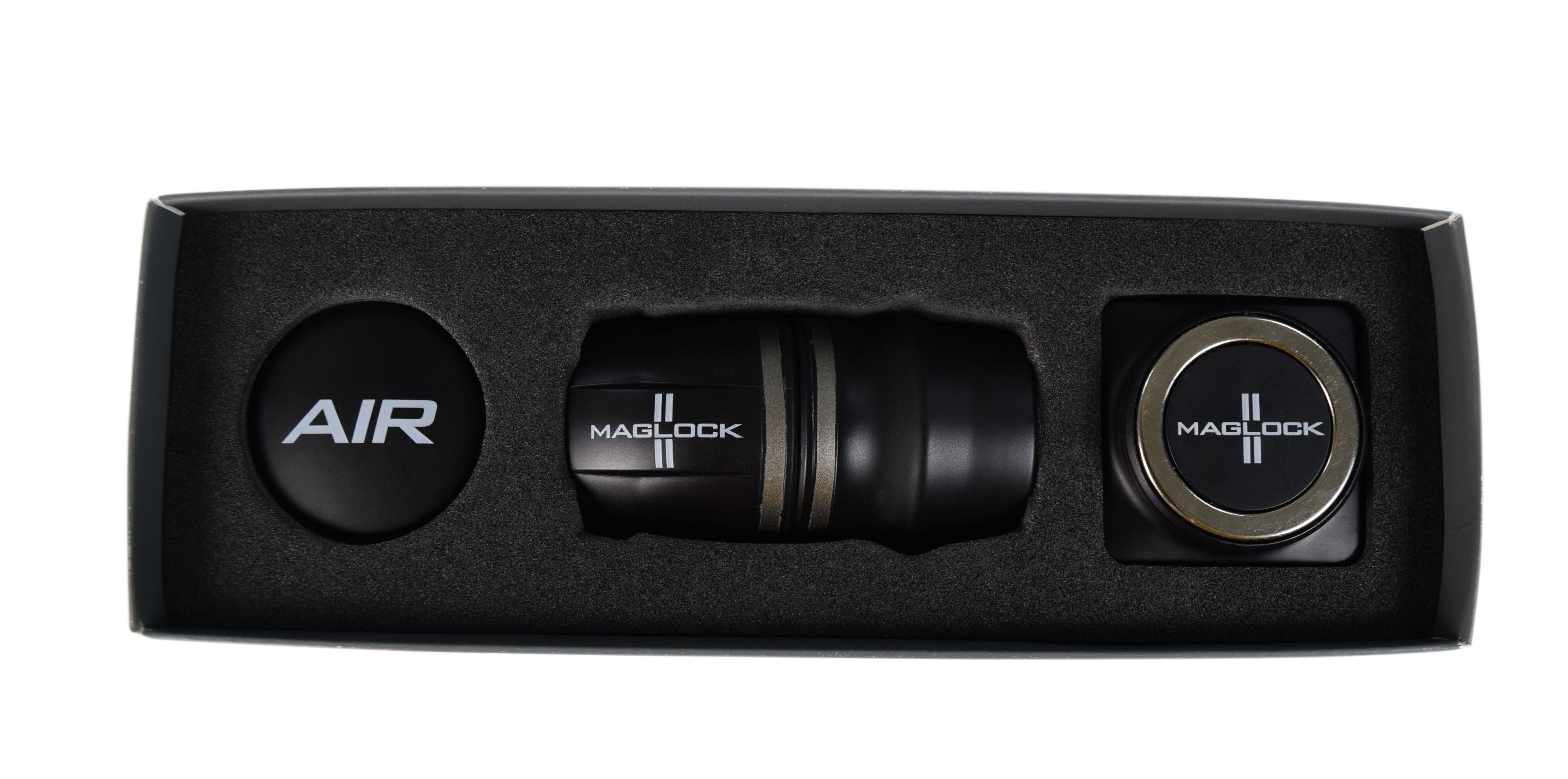 Maglock Magnetic Forced Air Helmet Coupling System Safe Quick Connect and Detach (w/ Keychain)