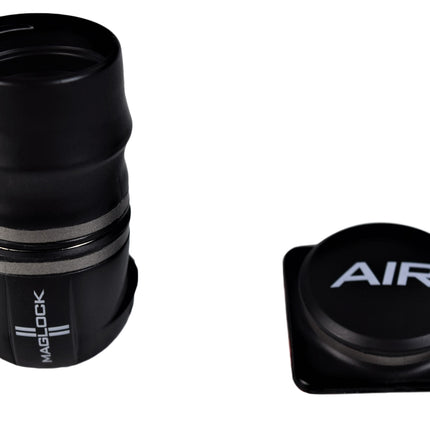 Maglock Magnetic Forced Air Helmet Coupling System Safe Quick Connect and Detach (w/ Keychain)