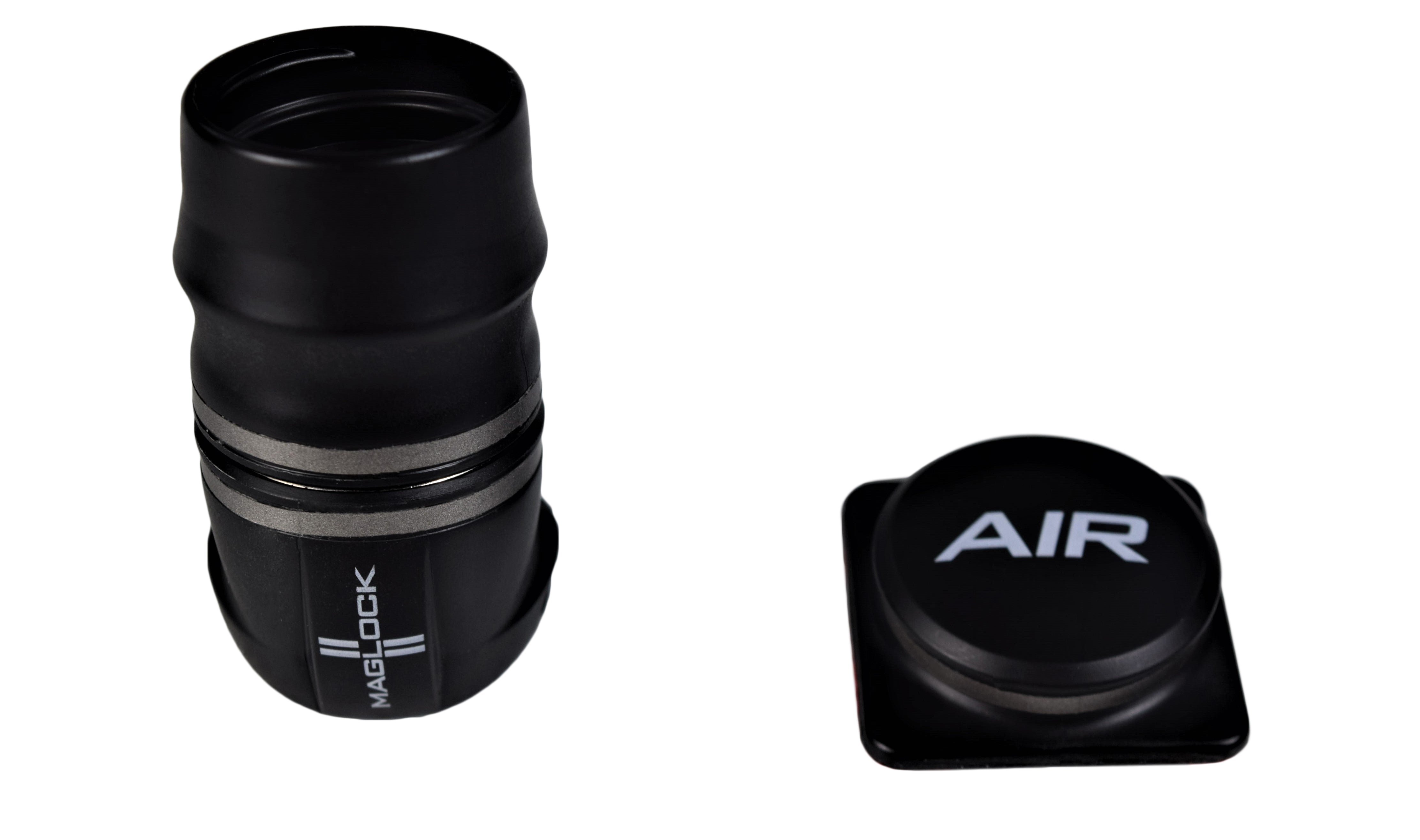 Maglock Magnetic Forced Air Helmet Coupling System Safe Quick Connect and Detach (w/ Keychain)