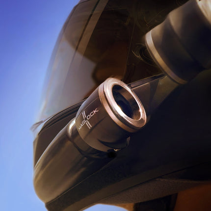 Maglock Magnetic Forced Air Helmet Connector with Safe Quick Connect and Detach for Professional & Hobby Racers (Helmet Connector Only)