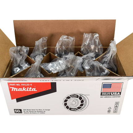 Makita 191L22-4 USA Made Steel Tie Wire, 21 Ga, 50/pk