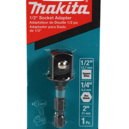 Makita A-97069 1/2-Inch x 2-Inch ImpactX Retention Ball Socket Adapter
