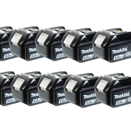 Makita BL1850 18V LXT 5.0Ah Lithium Ion Battery Pack - 10 Pack