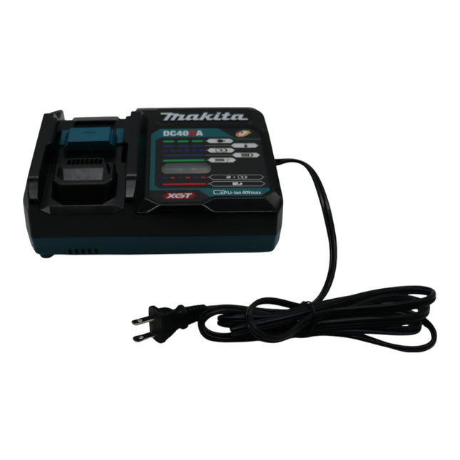 Makita 40V Max XGT Rapid Optimum Charger (DC40RA) - High-Efficiency, Intelligent Charging Solution for Cordless Power Tools with Advanced Cooling and Smart Technology