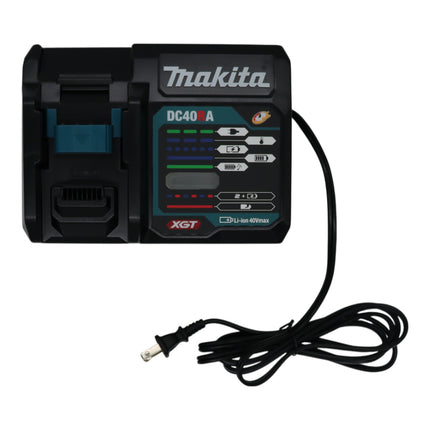 Makita 40V Max XGT Rapid Optimum Charger (DC40RA) - High-Efficiency, Intelligent Charging Solution for Cordless Power Tools with Advanced Cooling and Smart Technology