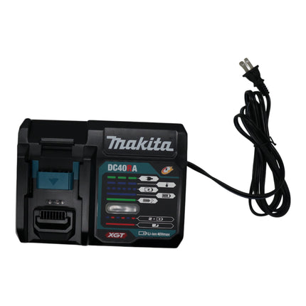 Makita 40V Max XGT Rapid Optimum Charger (DC40RA) - High-Efficiency, Intelligent Charging Solution for Cordless Power Tools with Advanced Cooling and Smart Technology