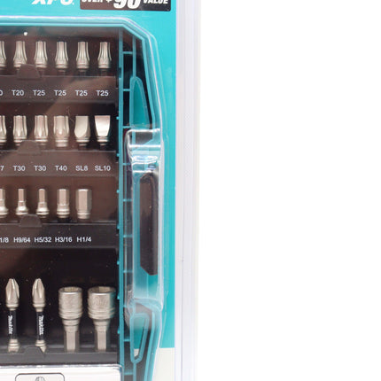 Makita E-01644 XPS Alloy Steel Impact Rated Screwdriver Drill Bit Set (60-Piece)