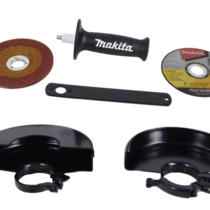 Makita XAG09Z 18V LXT Brushless Cordless 4-1/2" / 5" Angle Grinder with Automatic Speed Change, Variable Speed, Electronic Current Limiter and Electric Brake, Tool Only