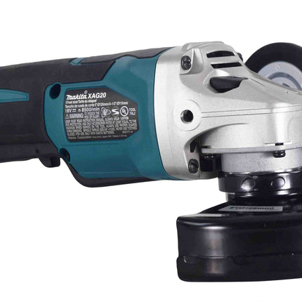 Makita XAG20Z 18V LXT Lithium-Ion Brushless Cordless 4-1/2 in. or 5 in.