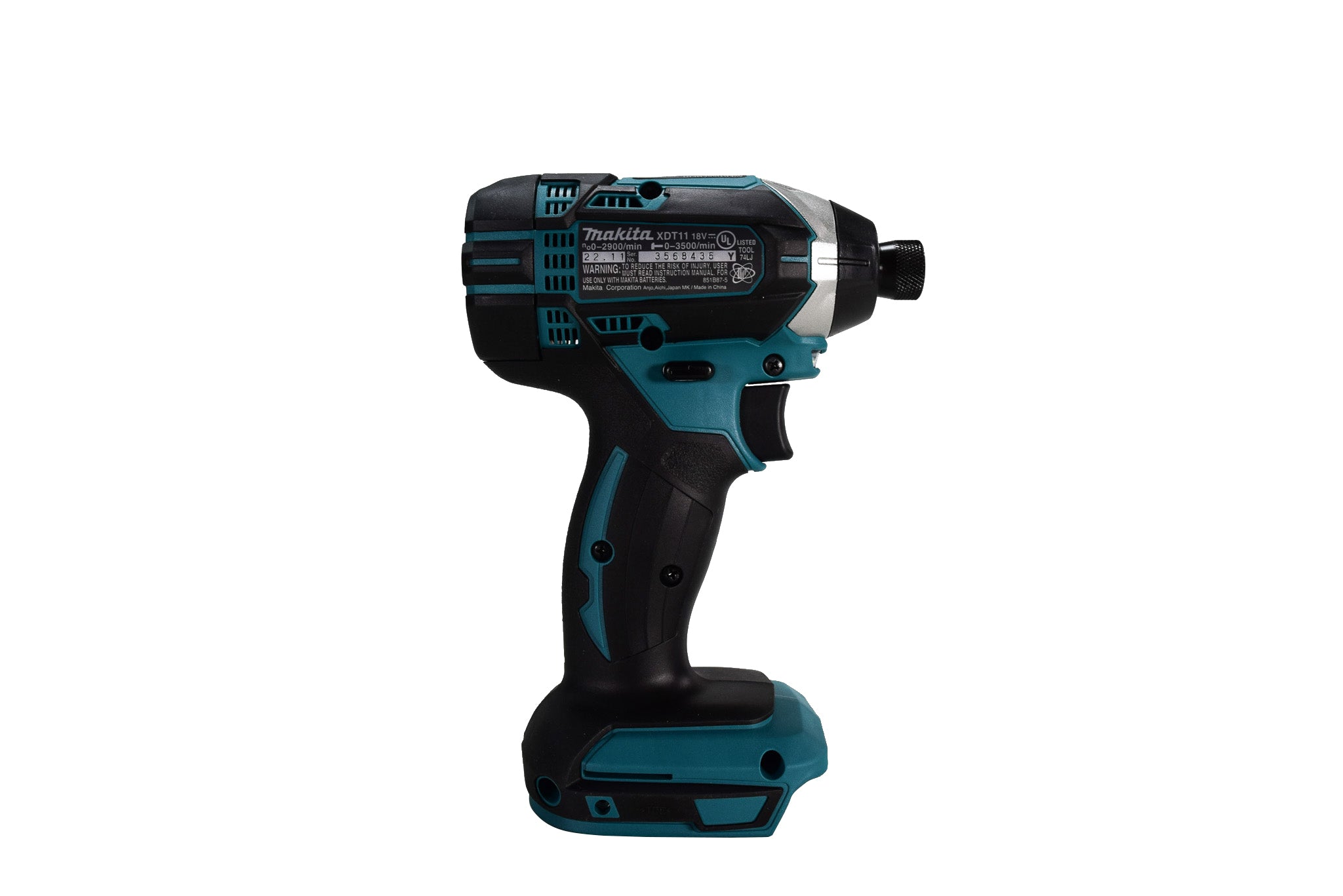 Makita XDT11Z-NBX 18V LXT Cordless Lithium-Ion 1/4-inch Hex Impact Driver (Tool Only)