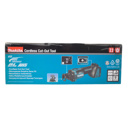 Makita XOC02Z 18V LXT Lithium-Ion Brushless Cordless Cut-Out Tool, AWS Capable, Tool Only – Precision Cutting Tool for Drywall, Wood, and More